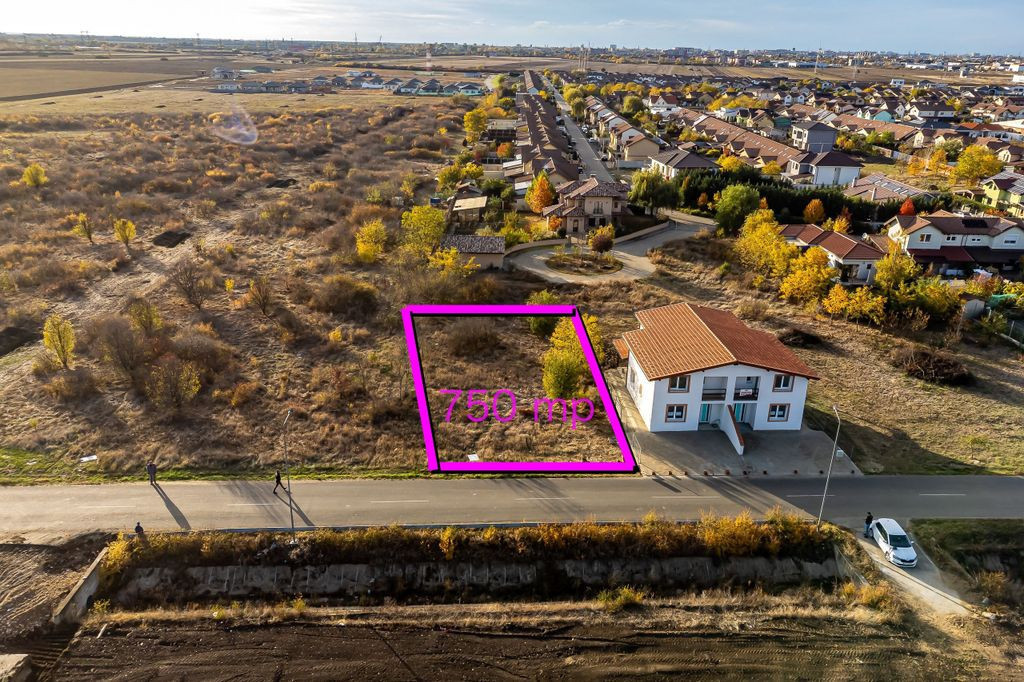 Teren 750 mp cu toate utilitățile | Via Carmina | proie...