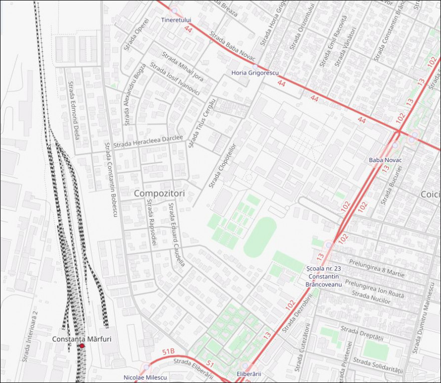 Compozitorilor, teren intravilan, 300mp, vanzari Constanta