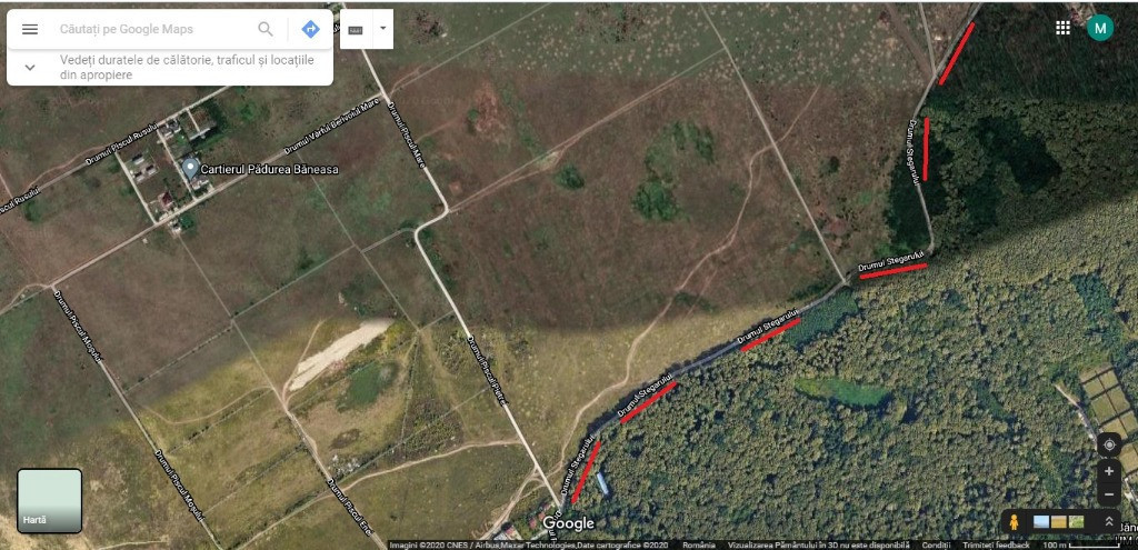 Teren Baneasa Drumul Stegarului Stradal 9000 mp New 2025