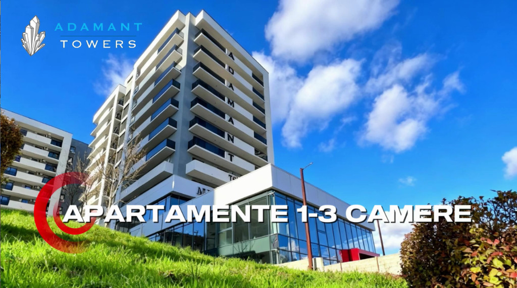 ADAMANT TOWERS | apartament 2 camere 66mp ~ PARCARE INCLUSĂ | Iaşi