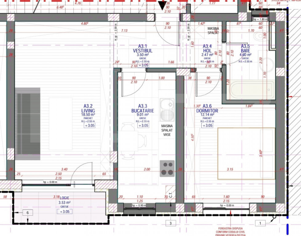 Apartament 2 camere | Mehala | Loc de parcare inclus in pret