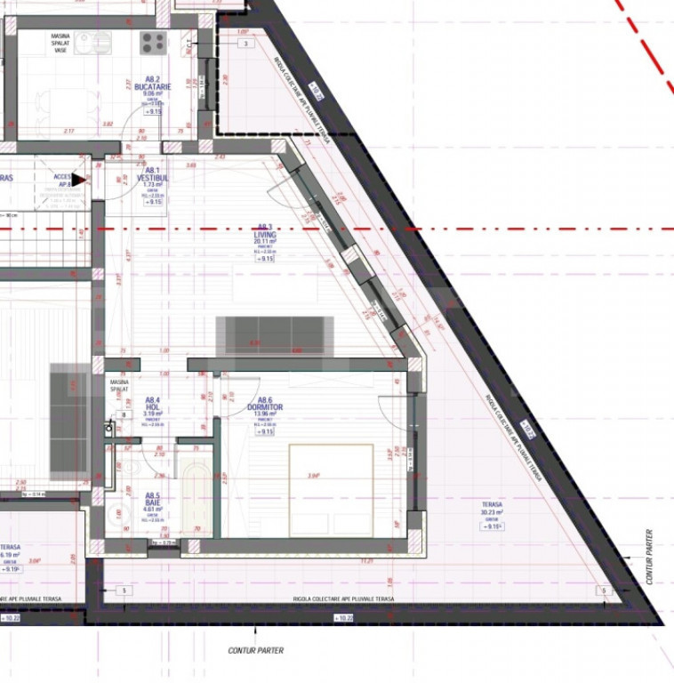Apartament 2 camere | Mehala | Terasa 30.23 mp | Loc de parc