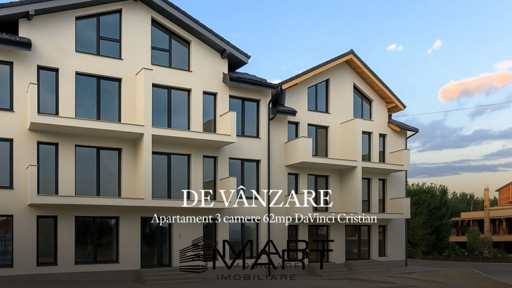 Apartament 2 camere 50mp plus curte 50mp cartier Davinci Cri