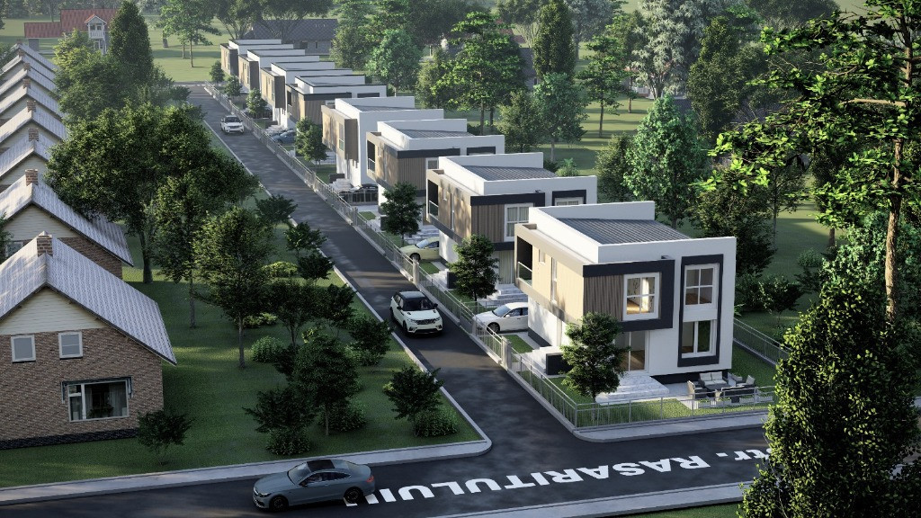 Vila Individuala P+1, 4 Camere - 3 bai, Teren 235 MP