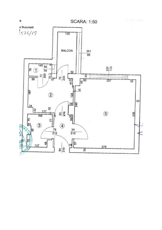 Garsoniera decomandata Calea Bucuresti