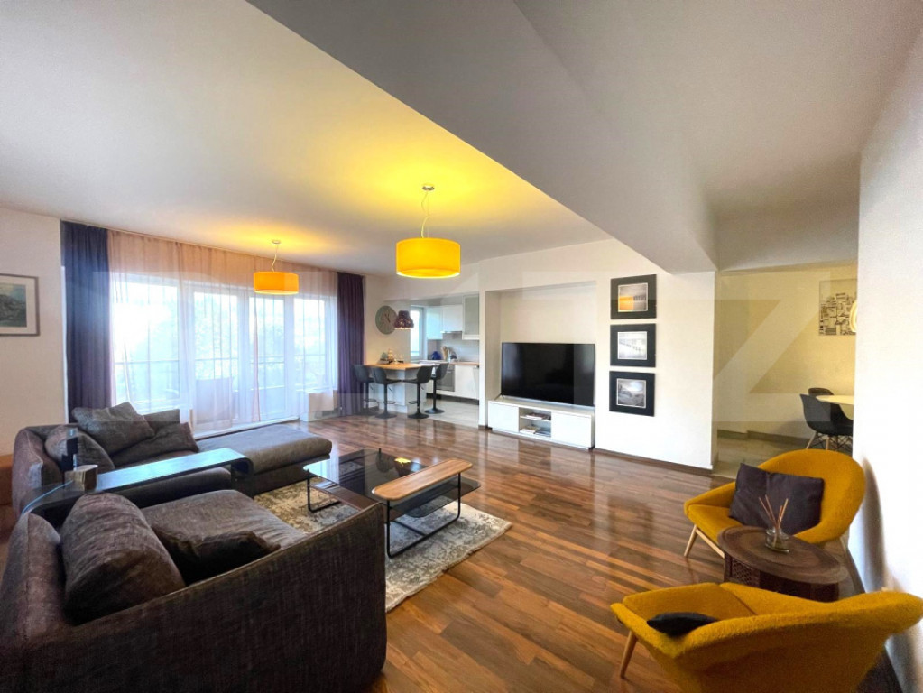 Apartament 4 camere, 135 mp, 2 bai, terasa, parcare, Complex