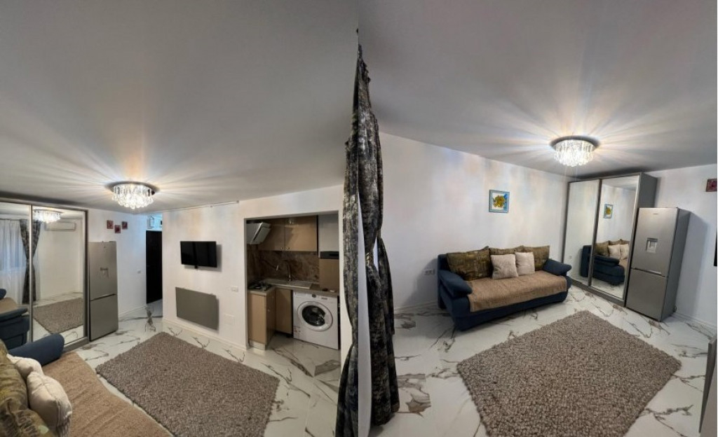 Garsoniera de vanzare zona Tomis Nord,etaj 1 MOBILATA,UTILATA,centrala