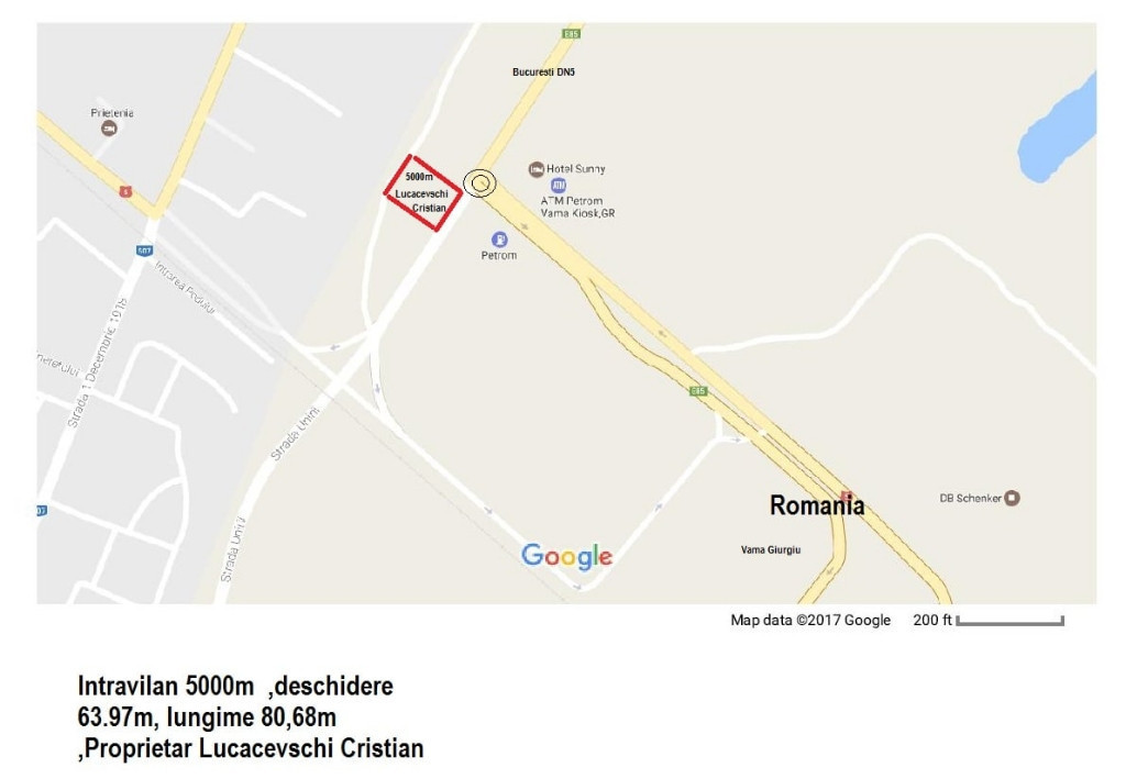 Teren oportunitate inchriere sau v. 5000 m2