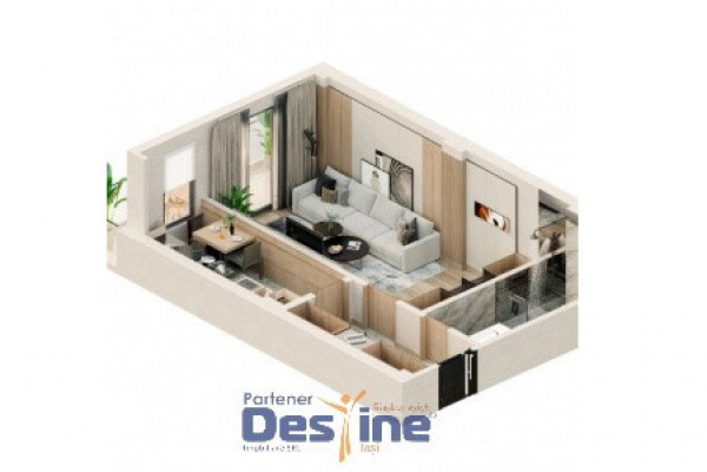 Comision 0 - Apartament cu o camera decomandat Valea Lupului