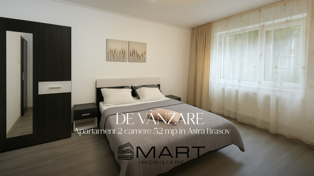Apartament 2 camere în Astra, Brașov – 52 mp