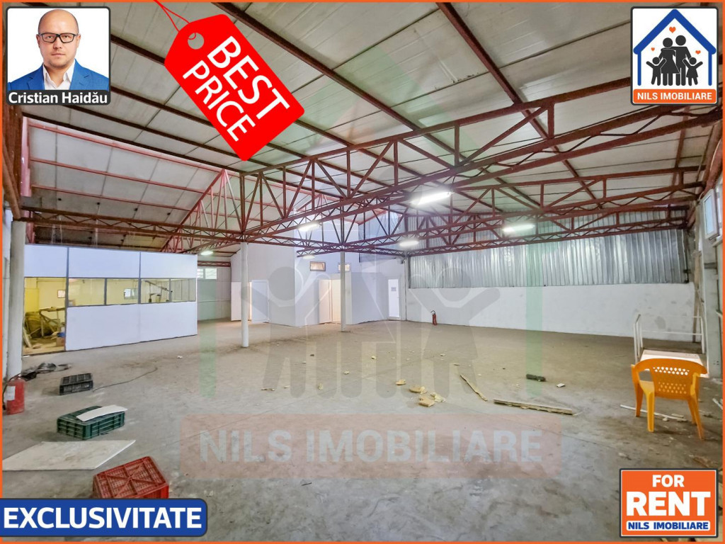 Pret bomba! 2,5 e/mp! Hala productie/depozitare/birouri | IM