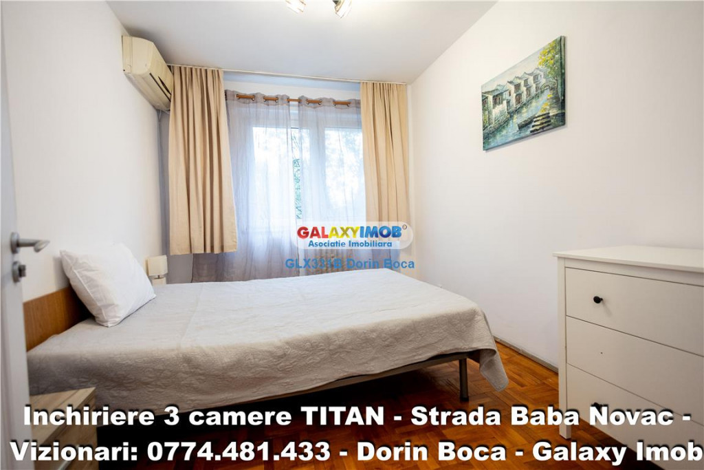 Apartament 3 Camere TITAN (Str. Baba Novac) 10 min METROU