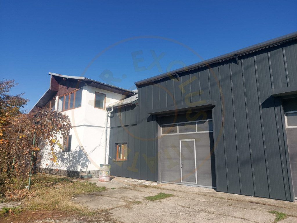 De închiriat: Hale si locuință pe 3 000 mp/ Bascov - Arge