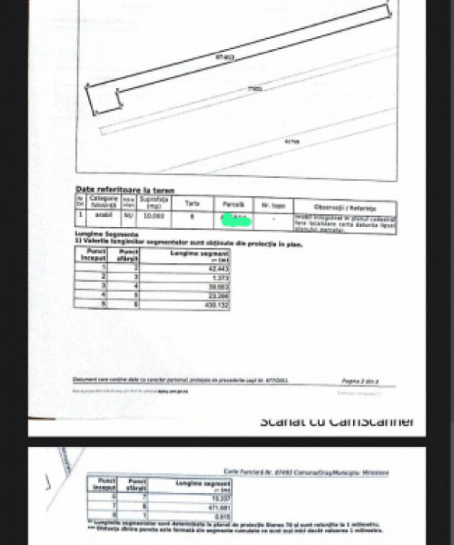 10000 mp teren extravilan Valea Lupului