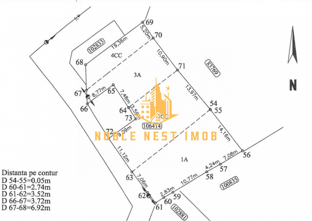 Teren Intravilan – Pitești, Negru Vodă, 1000 mp