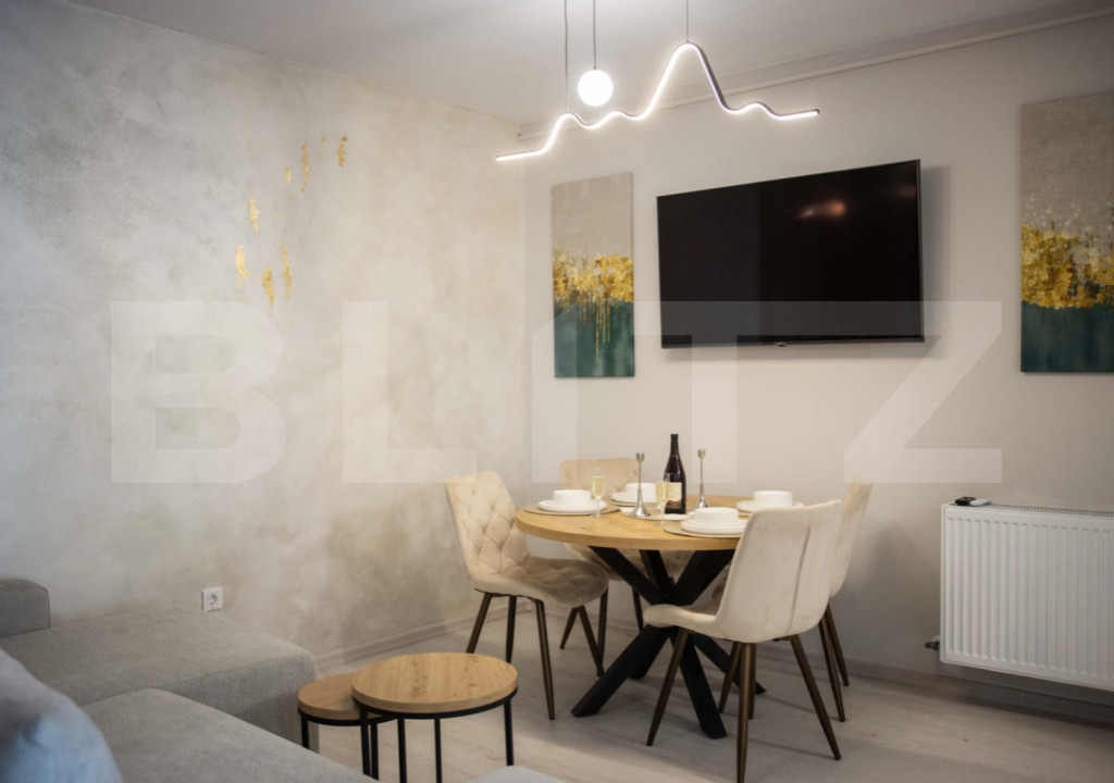 Apartament cu 3 camere, mobilat si utilat, la doar 5 minute