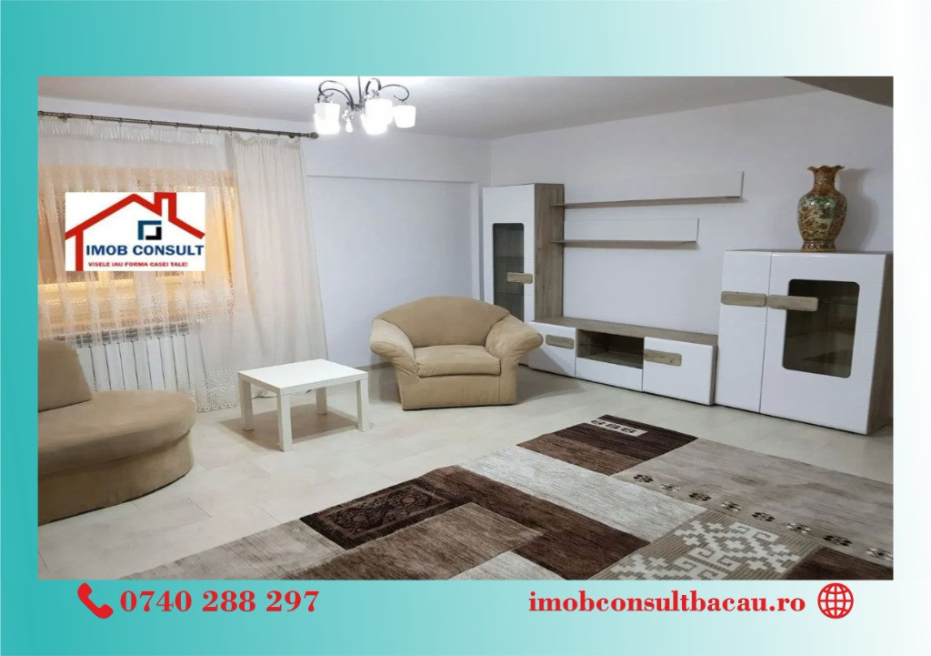 De închiriat apartament 2 camere – central, Bacău! CE1384