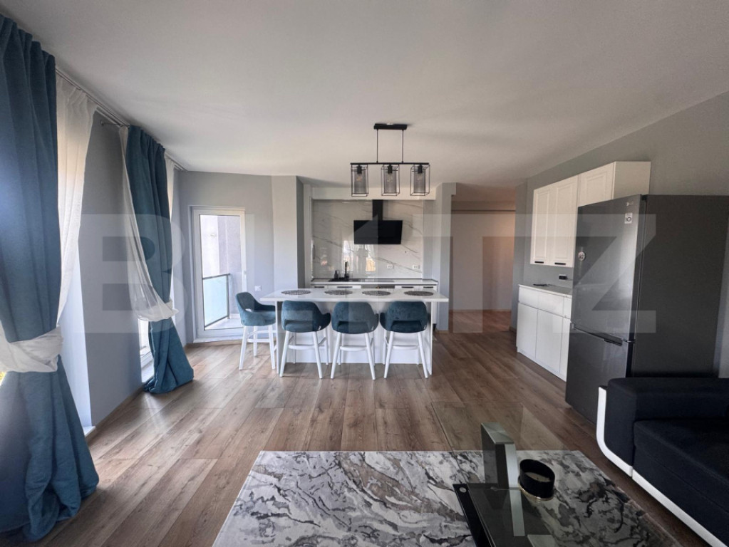 Apartament spațioas cu 3 camere, în bloc nou, cu vedere pa