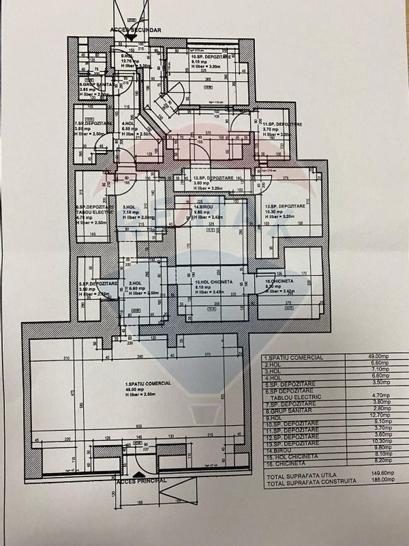 Spațiu comercial de 149.6mp de închiriat în zona Pante...
