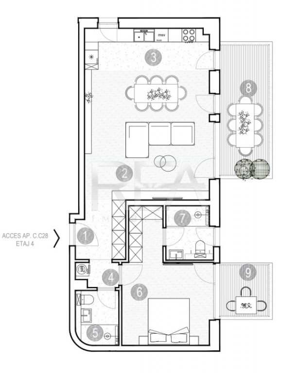 Apartament 2 camere , Green Lake, Grivita