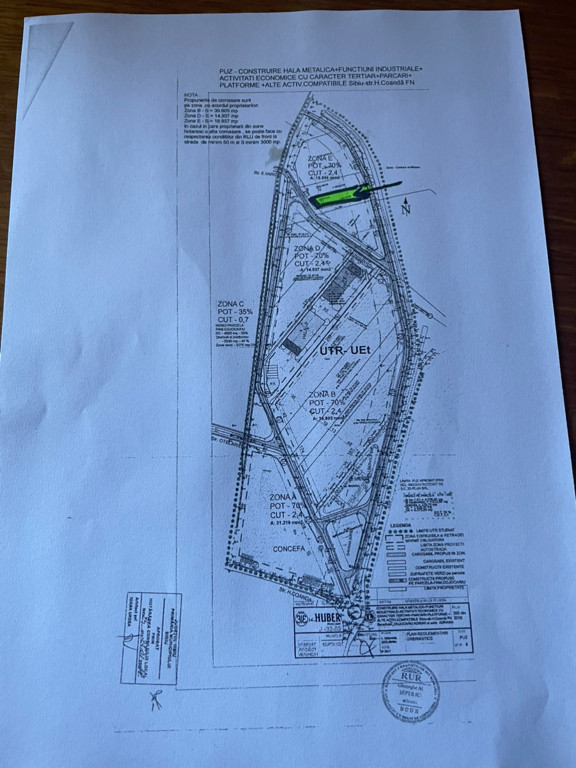 Teren intravilan constructii 2205mp hale spații comerciale