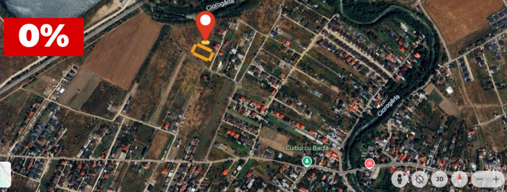 Terenuri de construcție in Domnești cu toate utilitățile