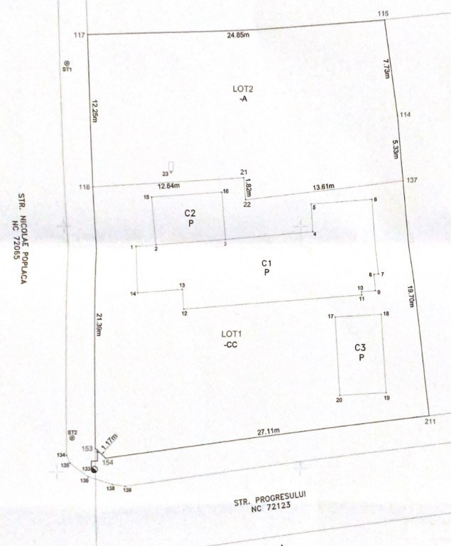 Teren intravilan 329 mp Gaesti DB