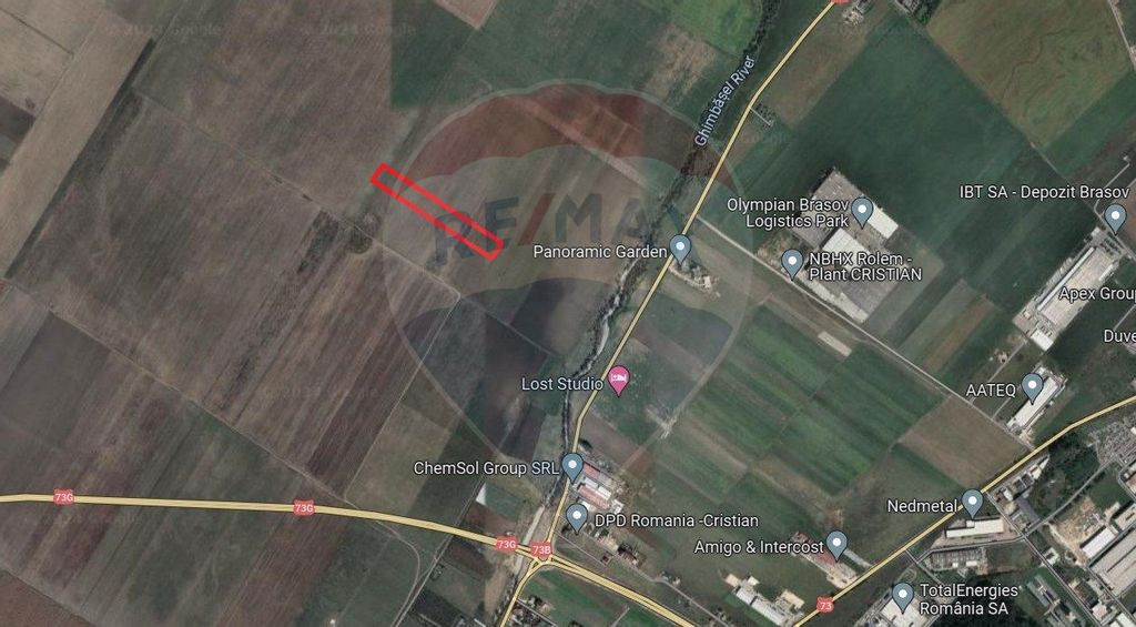 Teren extravilan arabil, 9650 mp, Cristian