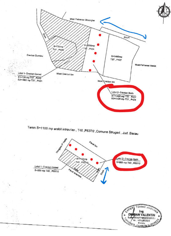 Teren intravilan com. Strugari, jud. Bacau, 3250mp