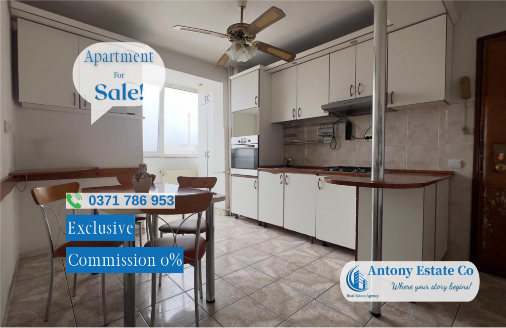 Apartament de , tip A, 3 camere semidecomandat, Central-Orad