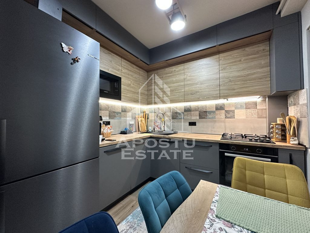 Apartament cu 3 camere mobilat la etaj intermediar in Gir...