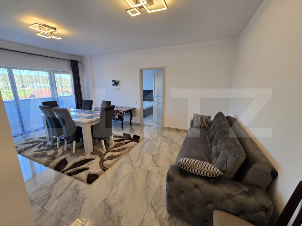 Apartament modern cu 3 camere, 2 bai, Apahida zona Primariei