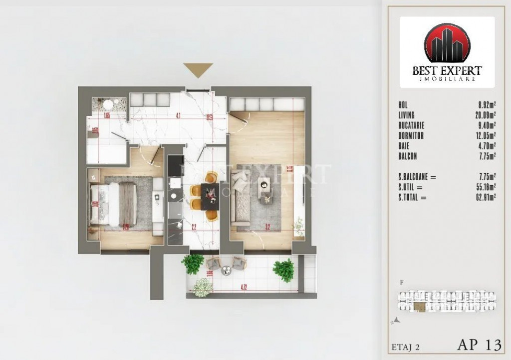 2 Camere Ideal Investitie 3 min STB
