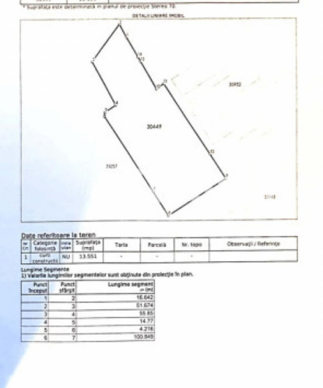 Teren intravilan 13.551 MP | Vadu Lat | Oportunitate de inve