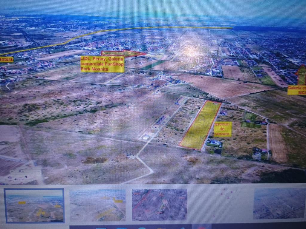 Proprietar 2 parcele teren alaturate fiecare 780 mp2 in Mosnita Noua