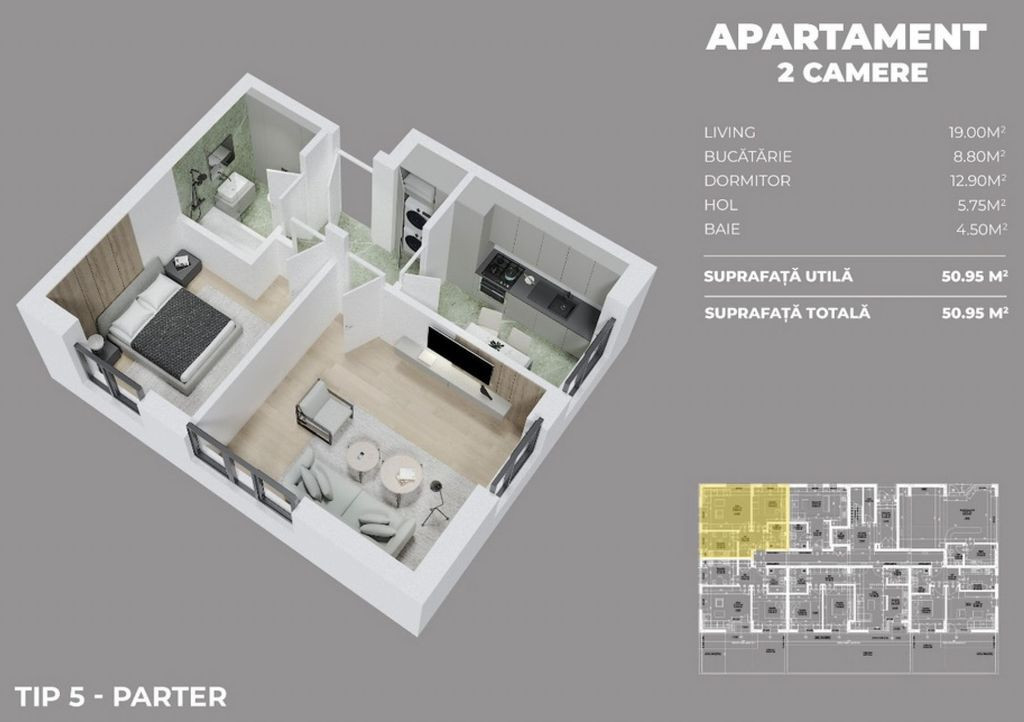 2cam.dec,langa parc,20min metrou D. leonida