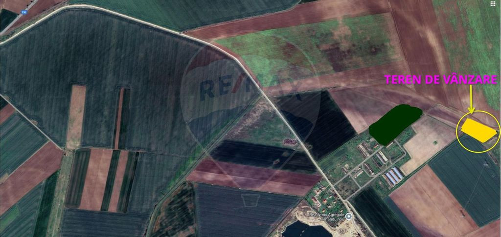 Teren de vânzare 113,931 mp, pretabil balastieră în Zi...
