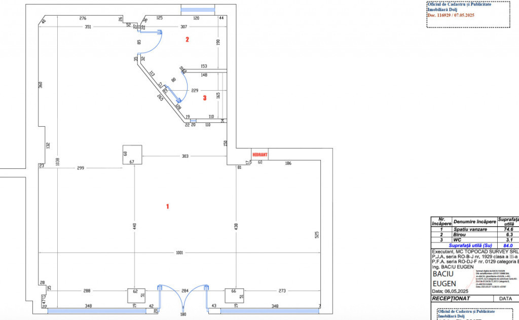 Spațiu comercial de 84 mp, parter de bloc, vad excelent, Br