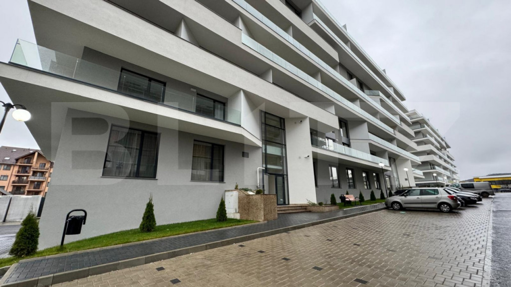 Apartament de inchiriat, cu doua camere, 50 mp, bloc nou, Bi