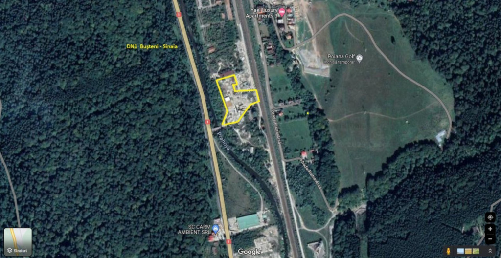 Teren Industrial Busteni - Sinaia - Acces DN1 + cale ferata