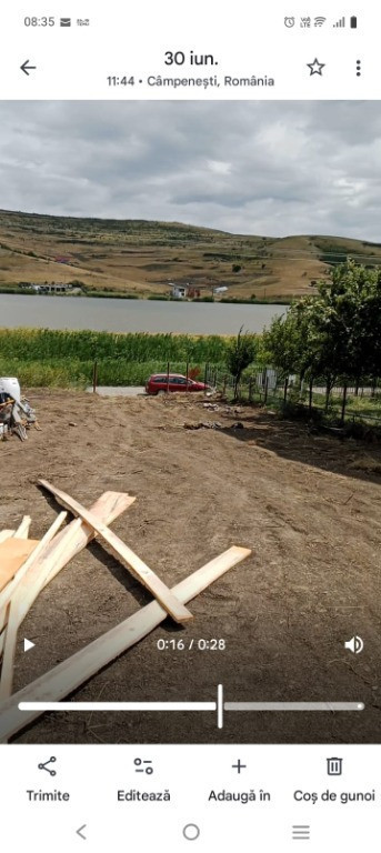 Cel mai frumos teren Campenești Langa Lac Panorama superba 600mp