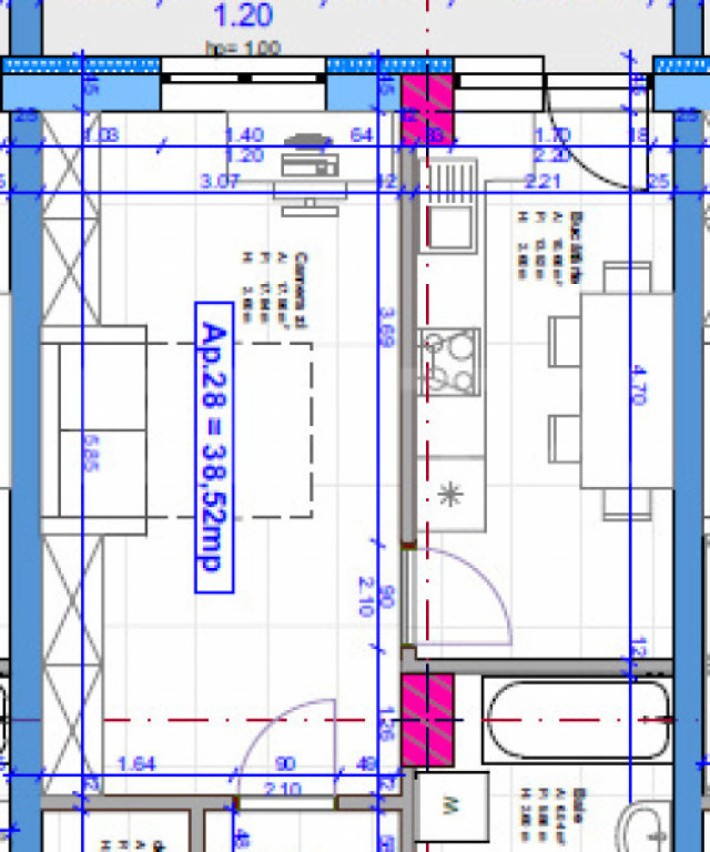 Apartamente de 1-3 camere, 37-60 mp, posibilitate garaj, zon