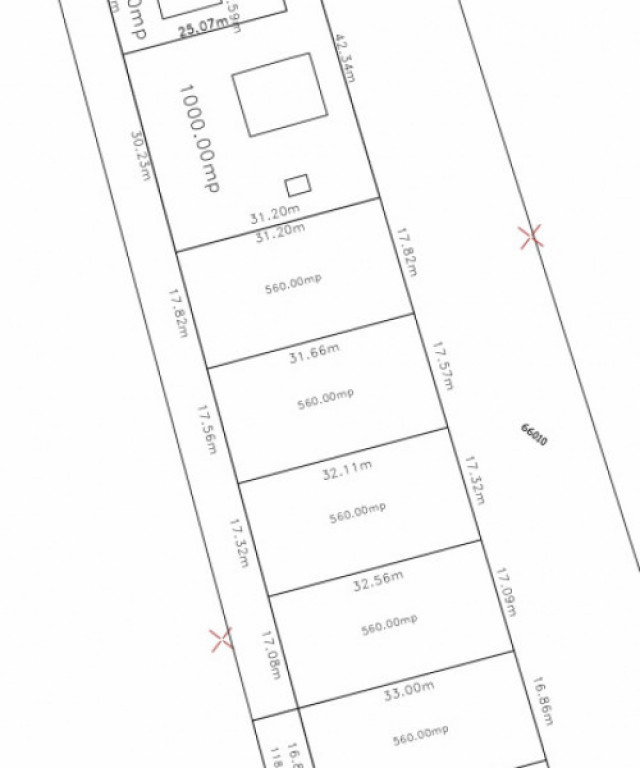 Teren intravilan rezidential Horlesti Rediu 560mp