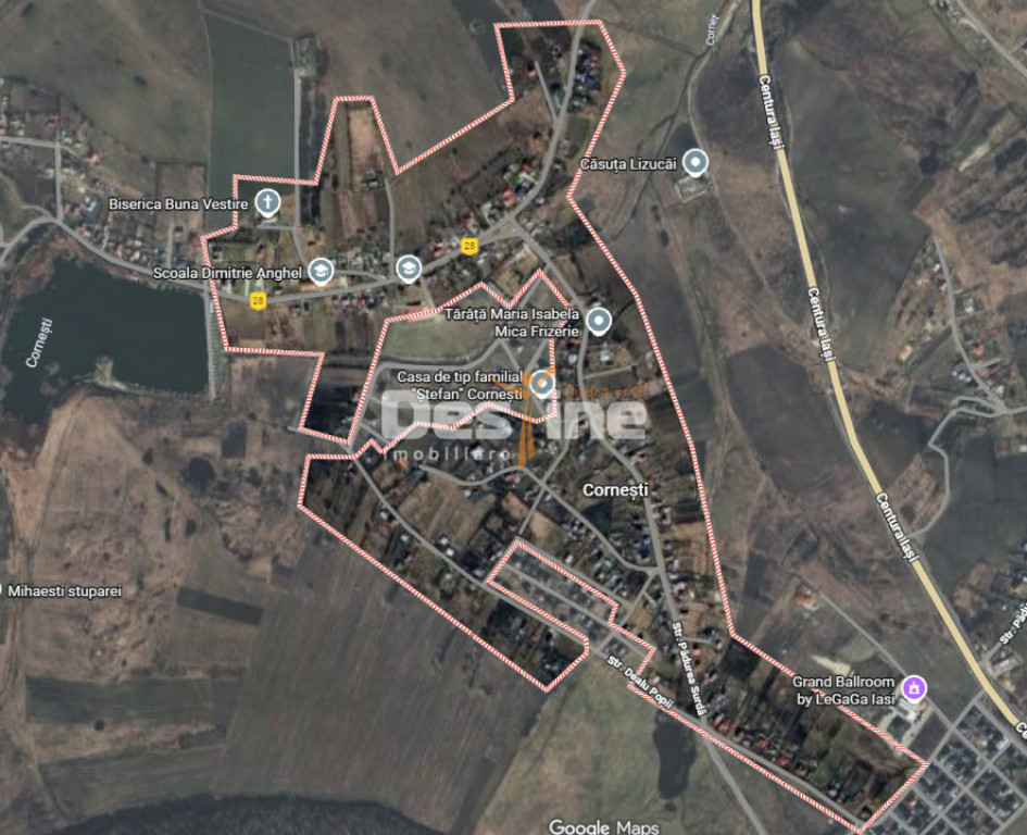 Parcele de vanzare Cornesti, Miroslava, 17.000 EURO / PARCE