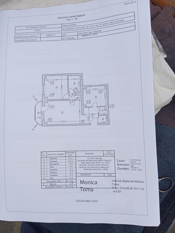 Vand apartament 2 camere Rahova urgent