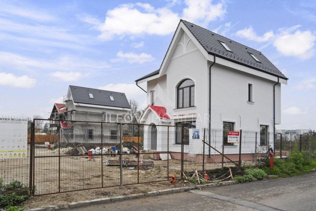 Casa single Otopeni 248.45mp, lot 464mp, influente neoromane