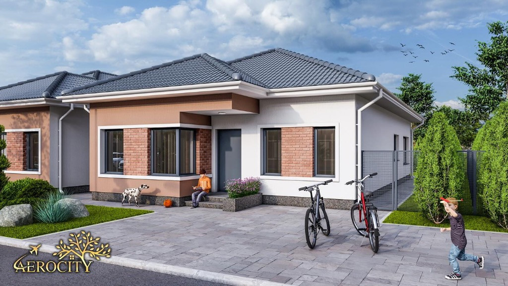 Vila individuala la cheie, 250mp curte, constr. 2022, Tunari