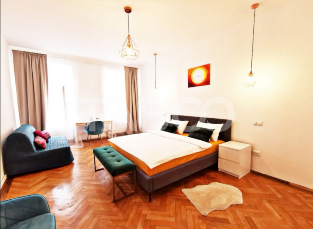 Garsoniera de inchiriat 55 mpu mobilata utilata modern centr