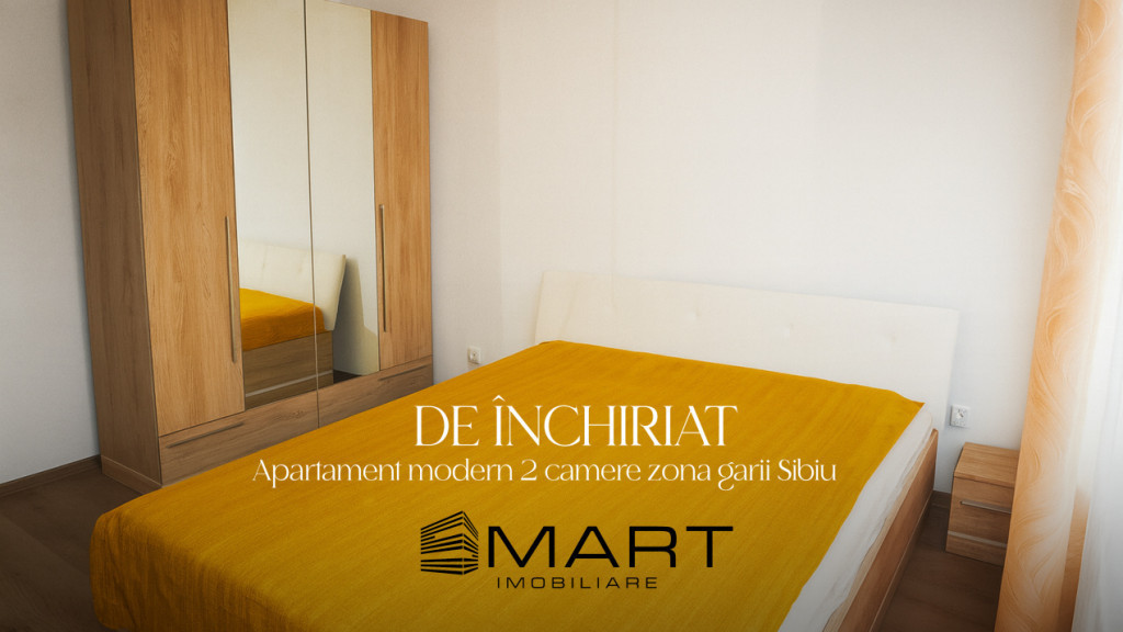 Apartament modern 2 camere zona Gării Sibiu