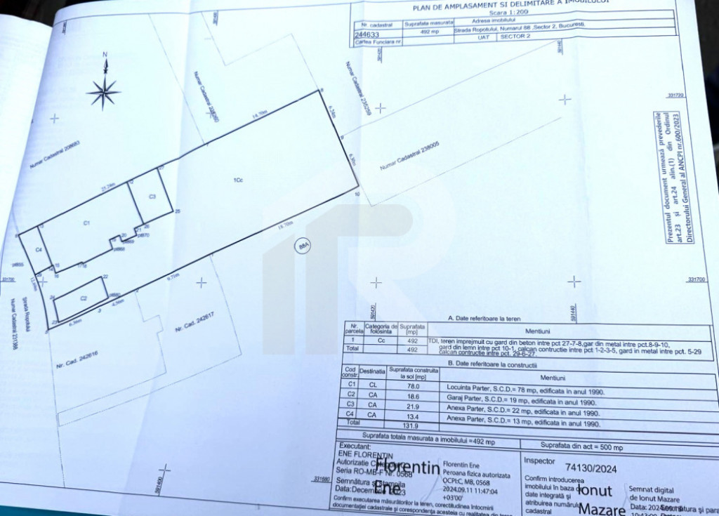 Teren 500 m , ideal constructie casa, zona Andronache